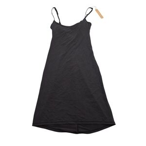 Skims FITS EVERYBODY Slip Dress Onyx Black Small NWT